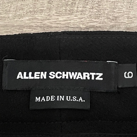 Allen Schwartz Hayden Black Crepe Crop Flare Dress Pants Size 6 - Picture 9 of 11